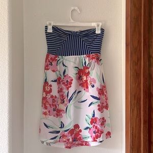 Roxy summer midi tube top dress - floral print 🌸